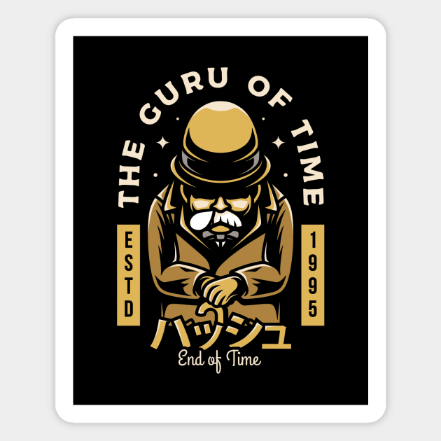 The Guru of Time Magnet by Alundrart